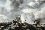 PEETERS, Bonaventura the Elder Storm on the Sea Sweden oil painting artist
